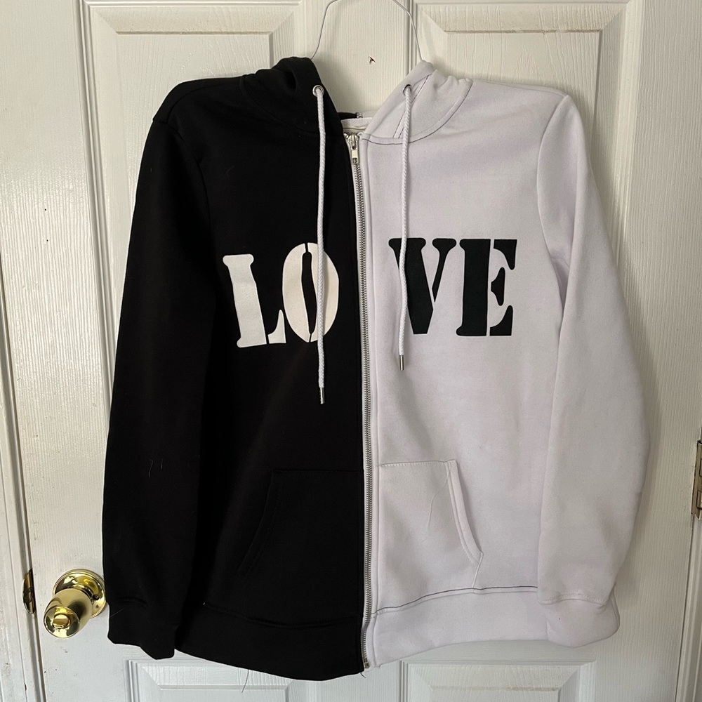 Black and White LOVE Jacket